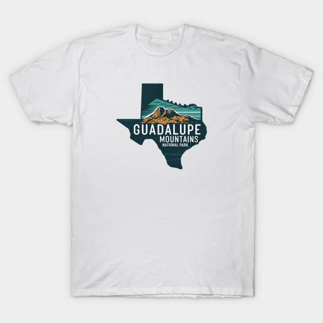 Guadalupe Mountains - Texas T-Shirt by Perspektiva